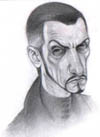 Lord Vetinari.  Art by Paul Kidby, used with permission.