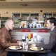 Bruce Willis and Joseph Gordon-Levitt in "Looper"